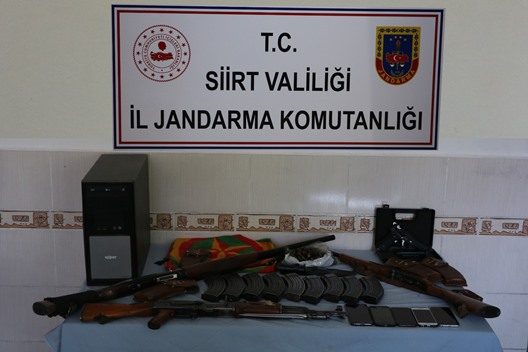 Siirt İl Jandarma Komutanlığı ekiplerince, PKK/KCK terör örgütünü yardım ve