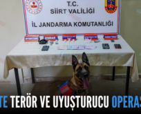 SİİRT’TE TERÖR VE UYUŞTURUCU OPERASYONU