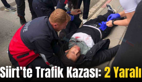 Siirt’te Trafik Kazası: 2 Yaralı