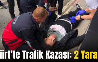 Siirt’te Trafik Kazası: 2 Yaralı