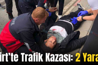 Siirt’te Trafik Kazası: 2 Yaralı