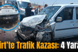 Siirt’te Trafik Kazası: 4 Yaralı