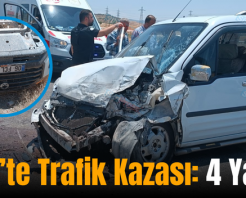 Siirt’te Trafik Kazası: 4 Yaralı