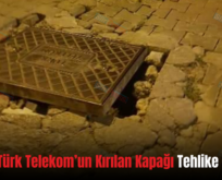 Siirt’te Türk Telekom’un Kırılan Kapağı Tehlike Saçıyor