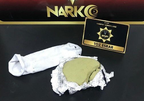 Siirt İl Emniyet Müdürlüğünce ‘Narkotik Suçlarının Önlemesine’ yönelik uyuşturucu tacirlerine