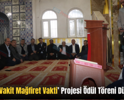Siirt’te, ‘Vakit Mağfiret Vakti’ Projesi Ödül Töreni Düzenlendi