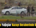 Siirt’te Yağışlar Kazayı Beraberinde Getirdi