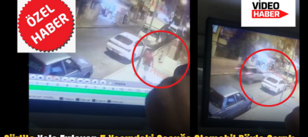 Siirt’te Yola Fırlayan 5 Yaşındaki Çocuğa Otomobil Böyle Çarptı