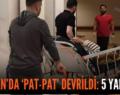 ŞİRVAN’DA ‘PAT-PAT’ DEVRİLDİ: 5 YARALI