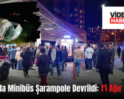 Şirvan’da Minibüs Şarampole Devrildi: 1’i Ağır 3 Yaralı