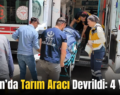 Şirvan’da Tarım Aracı Devrildi: 4 Yaralı