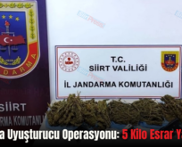 Şirvan’da Uyuşturucu Operasyonu: 5 Kilo Esrar Yakalandı