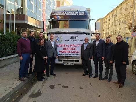 Siirt Ticaret ve Sanayi Odası (STSO), Elazığ’da meydana gelen 6.8