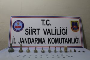 Siirt’in Şirvan ilçesinde Tarihi eser kaçakçılığı yaptığı ihbarını alan (İ.Y.)