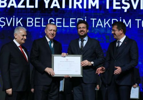 SİİRTLİ İŞ ADAMI BAYDARMAN’A CUMHURBAŞKANINDAN TEŞVİK BELGESİ