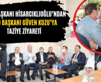 TOBB Başkanı Hisarcıklıoğlu’ndan STSO Başkanı Güven Kuzu’ya Taziye Ziyareti