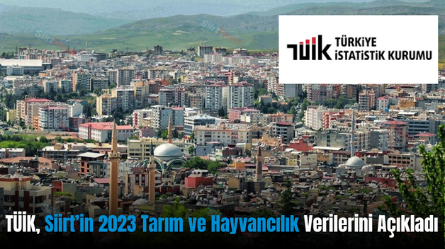 TÜİK, Siirt’in 2023 Tarım ve Hayvancılık Verilerini Açıkladı