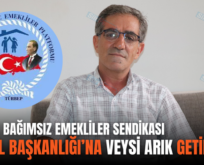 TÜRKİYE BAĞIMSIZ EMEKLİLER SENDİKASI SİİRT İL BAŞKANLIĞI’NA VEYSİ ARIK GETİRİLDİ!.