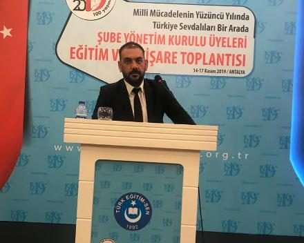 Türkiye Kamu-Sen Siirt İl temsilcisi Cengiz Özbilici, toplantılara ara verdiklerini