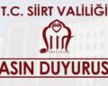 VALİLİK’TEN, “SİİRT’TE BİONTECH AŞISI BİTTİ” HABERİNE YALANLAMA…