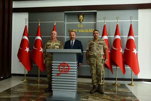 VAN JANDARMA ASAYİŞ KOLORDU KOMUTANI İLBAŞ, SİİRT’TE…