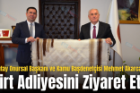 Yargıtay Onursal Başkanı ve Kamu Başdenetçisi Mehmet Akarca Siirt Adliyesini Ziyaret Etti