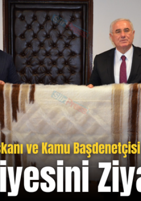 Yargıtay Onursal Başkanı ve Kamu Başdenetçisi Mehmet Akarca Siirt Adliyesini Ziyaret Etti