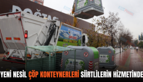 YENİ NESİL ÇÖP KONTEYNERLERİ SİİRTLİLERİN HİZMETİNDE