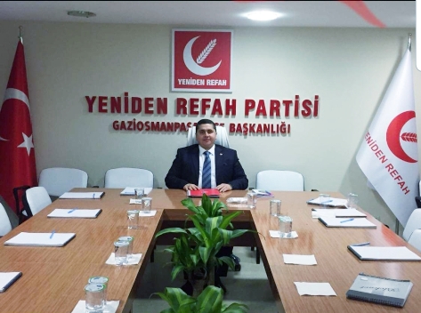 YENİDEN REFAH PARTİSİ G.O. PAŞA İLÇE BAŞKANLIĞINA KARATAŞ ATANDI