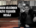 YÖRDEM AİLESİNDEN TAZİYE TEŞEKKÜR MESAJI