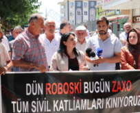 Zaho Bombardımanı Siirt’te Protesto Edildi