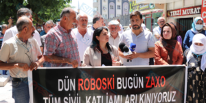 Zaho Bombardımanı Siirt’te Protesto Edildi